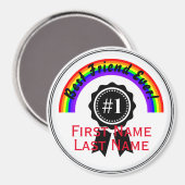 Bester Freund je Rainbow Magnet HAMbWG (Vorderseite/Rückseite)