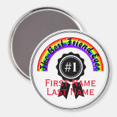 Bester Freund je Rainbow Magnet HAMbWG (Vorderseite/Rückseite)