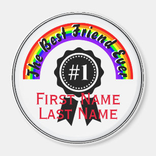 Bester Freund je Rainbow Magnet HAMbWG