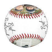 Bester Freund je Script 2x Foto Baseball (Rückseite)