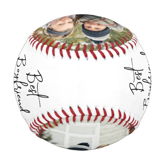 Bester Freund je Script 2x Foto Baseball (Rückseite)