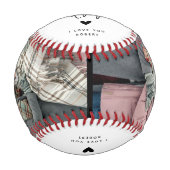 Bester Freund je Script 2x Foto Baseball (Vorderseite)