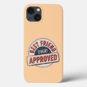 Bester Freund je! Zugelassenes Textdesign Case-Mate iPhone Hülle