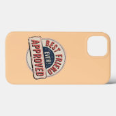 Bester Freund je! Zugelassenes Textdesign Case-Mate iPhone Hülle (Rückseite (Horizontal))