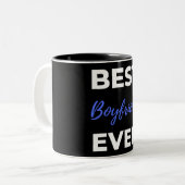 Bester Freund je Zweifarbige Tasse (Vorderseite Links)