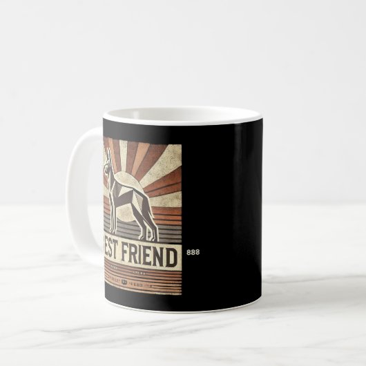 Bester Freund Kaffeetasse (Vorderseite Links)