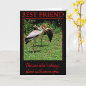 Bester Freund Karte (Gelbe Blume)