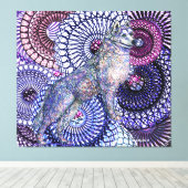 Bester Freund Leinwanddruck (Insitu (Holzboden))