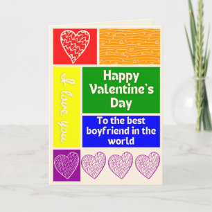 Bester Freund LGBT Pride Valentinstagskarte Karte