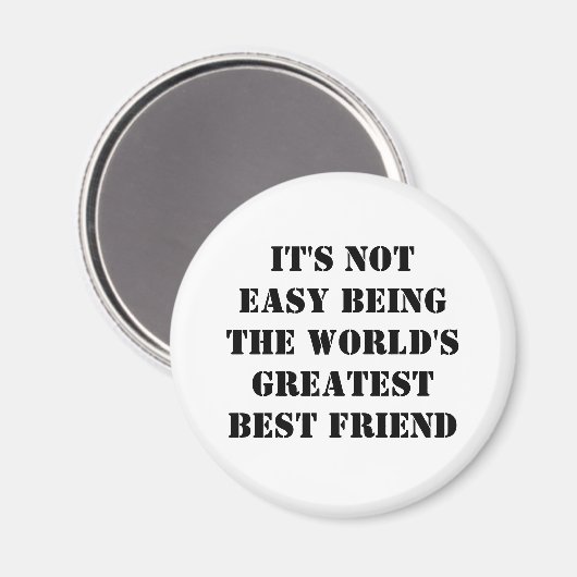 Bester Freund Magnet (Vorderseite/Rückseite)