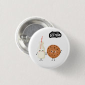 Bester Freund Milch & Keks Button (Vorne & Hinten)