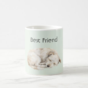 Bester Freund Mintweißer Hund Kaffeetasse