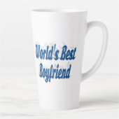 Bester Freund mit blauem Text Milchtasse (Rechts)