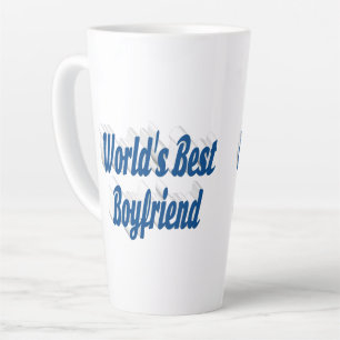 Bester Freund mit meerblauer Schrift   Milchtasse