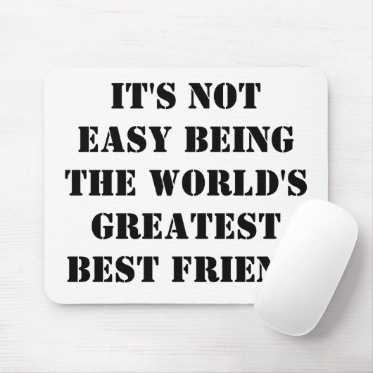 Bester Freund Mousepad (Mit Mouse)