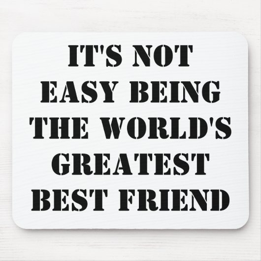 Bester Freund Mousepad (Vorne)