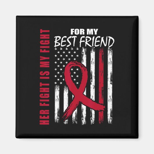 Bester Freund Multiples Myelom-Bewusstsein Amerika Magnet (Vorne)