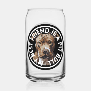 Bester Freund Pit Bull Terrier Dosenglas