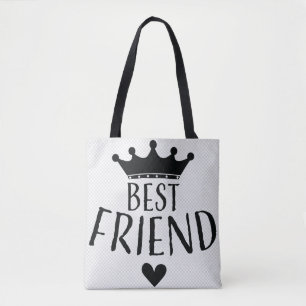 Bester Freund QUEENIE Kronenlogo Tasche
