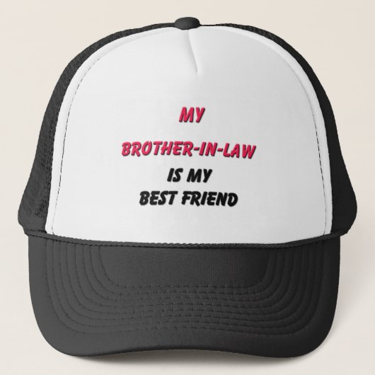 Bester Freund-Schwager Truckerkappe (Vorderseite)