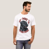 Bester Freund-Schwarz-Labrador-Shirt T-Shirt (Vorne ganz)
