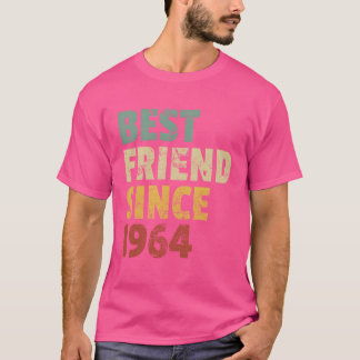 Bester Freund seit 1964 Lustiger Geburtstagsslogan T-Shirt