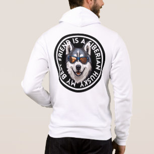 Bester Freund Siberian Husky Hoodie