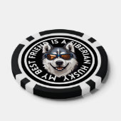 Bester Freund Siberian Husky Pokerchips (Einzeln)