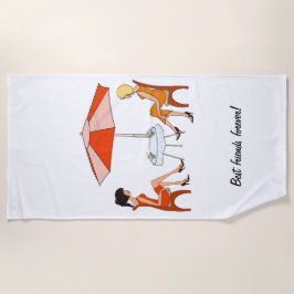 Bester Freund Strandtuch