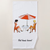 Bester Freund Strandtuch (Vorderseite)