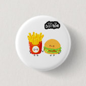 Bester Freund Süßes Essen Button (Vorderseite)