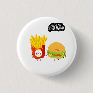 Bester Freund Süßes Essen Button