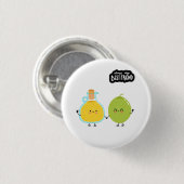 Bester Freund Süßes Essen Button (Vorne & Hinten)