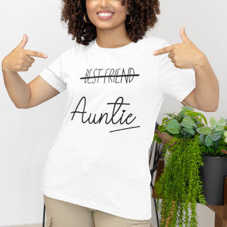 Bester Freund, Tante, Schwangerschaft Ankündigung T-Shirt