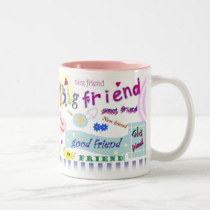 Bester Freund-Tasse Zweifarbige Tasse