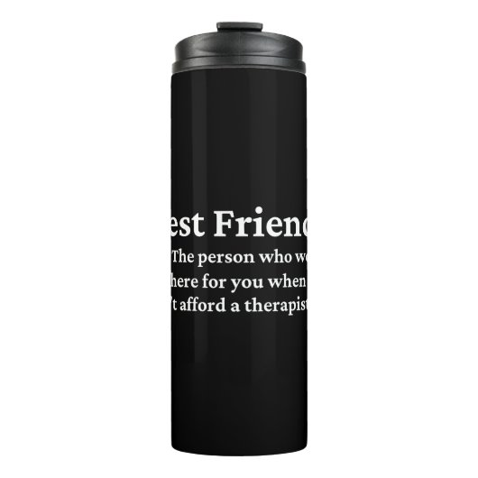 Bester Freund Thermosbecher (Vorderseite)