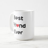 Bester Freund überhaupt Kaffeetasse (Vorderseite Links)