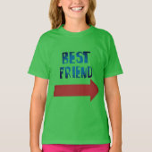 Bester Freund-Zeiger Roter Pfeil T-Shirt (Vorderseite)