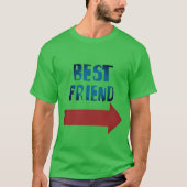 Bester Freund-Zeiger Roter Pfeil T-Shirt (Vorderseite)