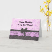 bester Freund zum Geburtstag Karte (Gelbe Blume)