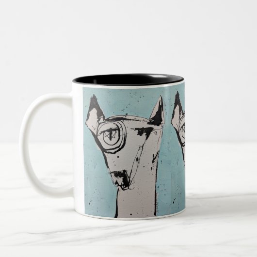 Bester Freund Zweifarbige Tasse (Links)