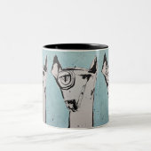 Bester Freund Zweifarbige Tasse (Mittel)