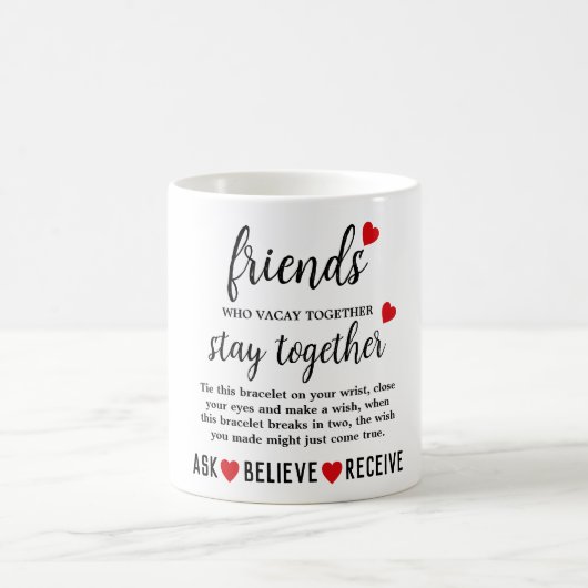 Bester-Freunde-für-immer-Freundschaftstag Kaffeetasse (Mittel)