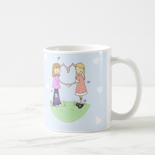 Bester Freundin für immer Kaffeetasse (Rechts)