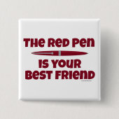 Bester freundlicher Schreibvorgang für Red Pen Edi Button (Vorderseite)