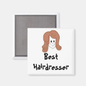 Bester Friseur Magnet (Vorderseite/Rückseite)