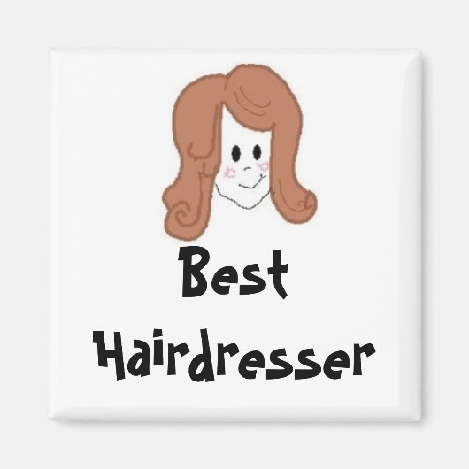Bester Friseur Magnet (Vorne)