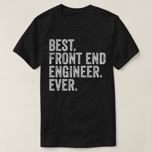Bester Front-End-Ingenieur T-Shirt (Design vorne)