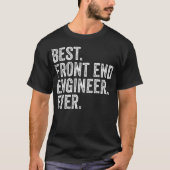 Bester Front-End-Ingenieur T-Shirt (Vorderseite)