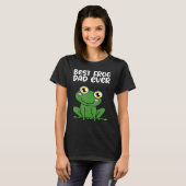 Bester Frosch-Vater Aller Zeiten T-Shirt (Vorne ganz)